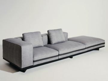 SAINT-RÉMY - Sectional fabric sofa by La Manufacture - view 2